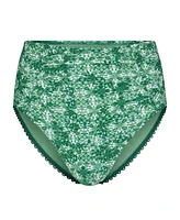 Adore Me Plus Size Pilar Swimwear High Waisted Bikini Bottom