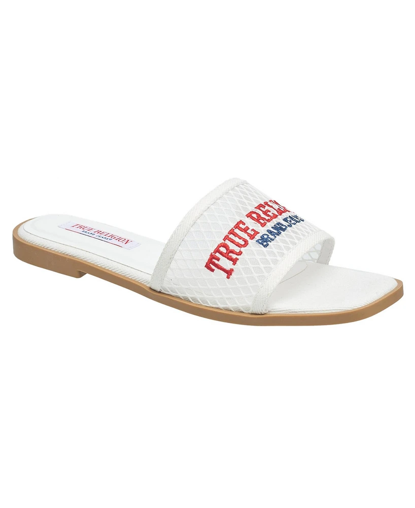 True Religion Brat Mesh Slip on Sandal