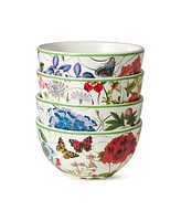Certified International Greenhouse Ice Cream Bowls, Set of 4, Service for 4