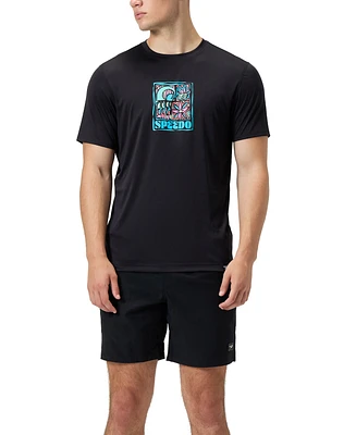 Speedo Men's Short Sleeve Performance Graphic T-Shirt