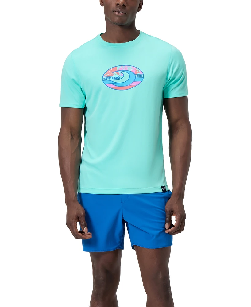 Speedo Men's Short Sleeve Performance Graphic T-Shirt