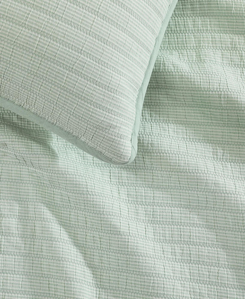 Tommy Hilfiger Ithaca Stripe Cotton Reversible 3-Pc. Quilt Set