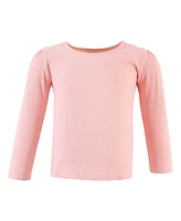 Hudson Baby Girls Thermal Long Sleeve Tees 5pk