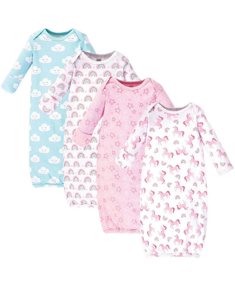 Luvable Friends Baby Girls Cotton Gowns