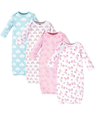 Luvable Friends Baby Girls Cotton Gowns