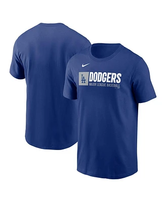 Nike Men's Royal Los Angeles Dodgers Team Block T-Shirt