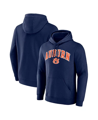 Fanatics Men's Navy Auburn Tigers Team Wordmark Fleece Pullover Hoodie