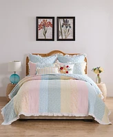 Greenland Home Fashions Ruffled Shabby Chic 3-Pc. Quilt Set
