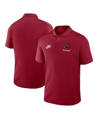 Nike Men's Crimson Alabama Tide Primetime Victory Legacy Vault Logo Performance Polo Shirt