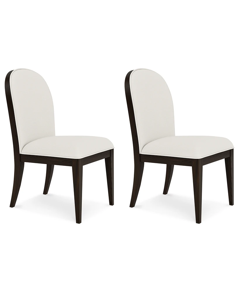 Mazen 2-Pc. Curved Side Chair Set