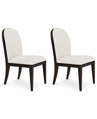 Mazen 2-Pc. Curved Side Chair Set