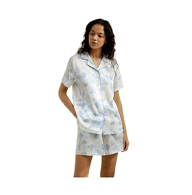 Lilysilk Women's La Terra Short Silk Pajama Set