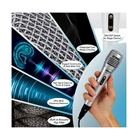 Pyle Dynamic Microphone Professional Moving Coil Handheld Mic with 6.5' Xlr Cable