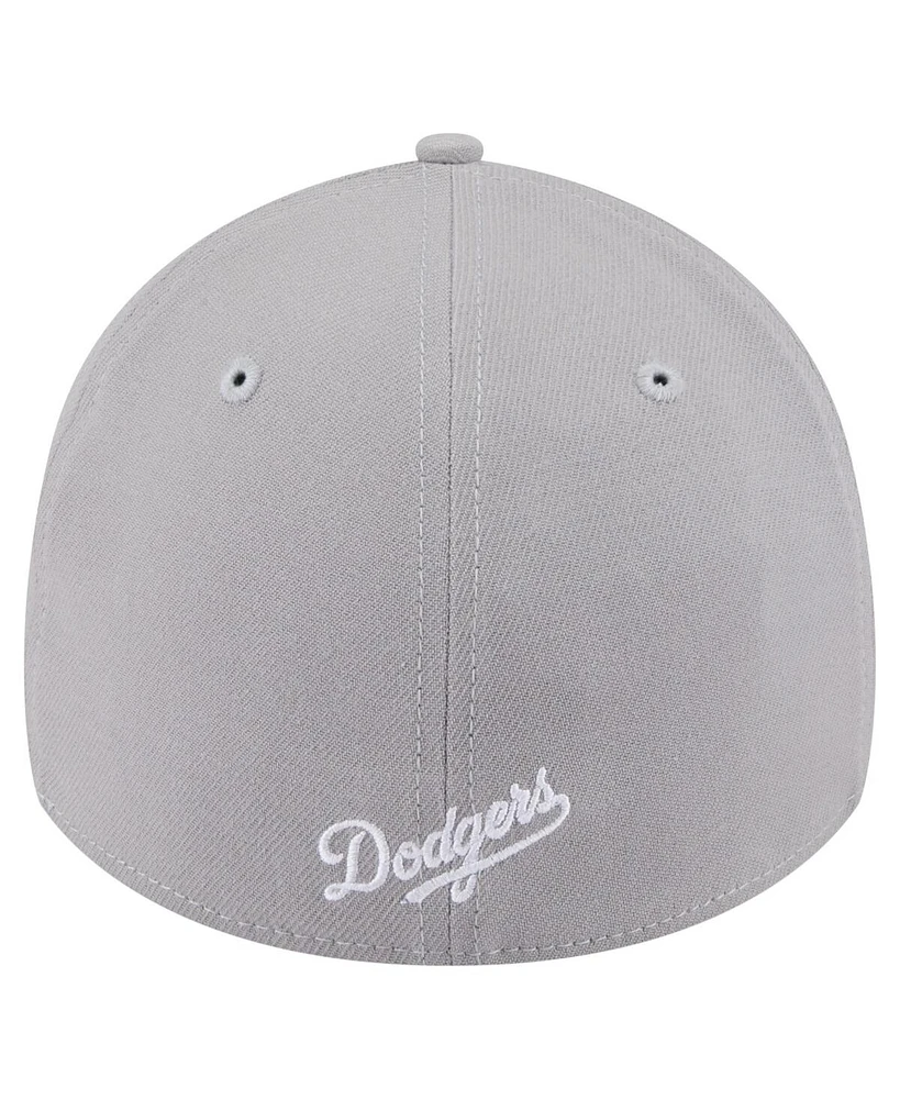 New Era Men's Gray Los Angeles Dodgers 2024 World Series Champions 39THIRTY Flex Hat