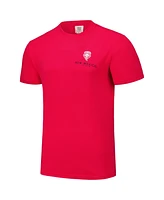 Image One Men's and Women's Cherry New Mexico Lobos Scenic Comfort Colors T-Shirt