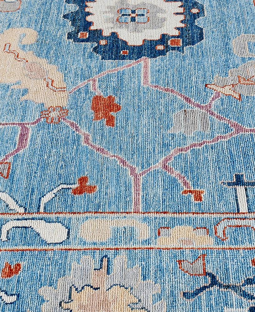 Adorn Hand Woven Rugs Colorful Oushak M1945 9'2''x12'8'' Area Rug