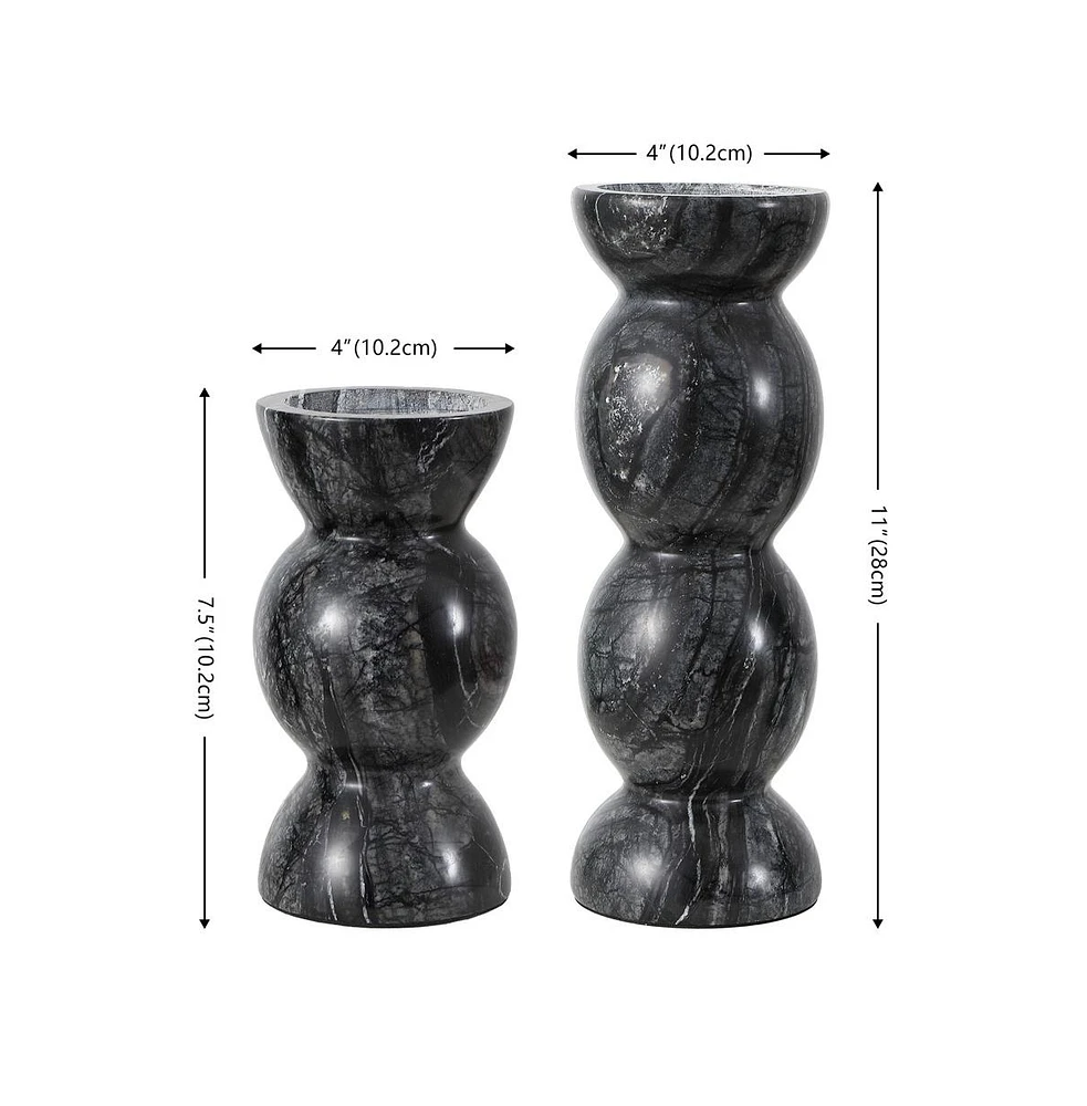 Rhodes Candle Holder Set 2