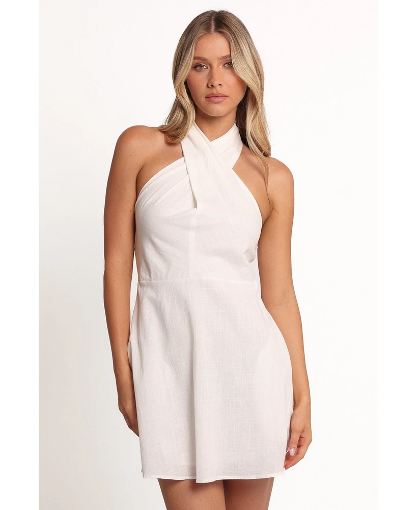 Petal and Pup Women's Betsy Halterneck Mini Dress