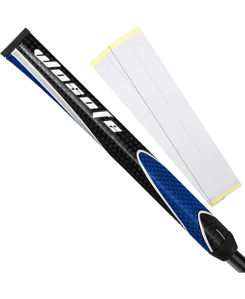 Wosofe Golf Putter Grip 87g Midsize Non Slip Pu Lightweight Advanced Surface Texture Extreme Grip Comfort Non-Slip 6 Colors 2 double sided tape