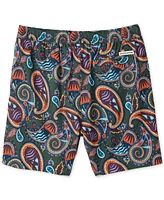 Scotch & Soda Men's Miami Ice Paisley Swim Trunks