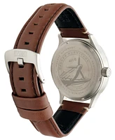 Avi-8 Men's Hawker Hurricane Mckellar Dual-Time Leather Strap Watch