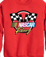 Nascar Big Boys Racing Logo Graphic Crew Fleece Sweatshirt
