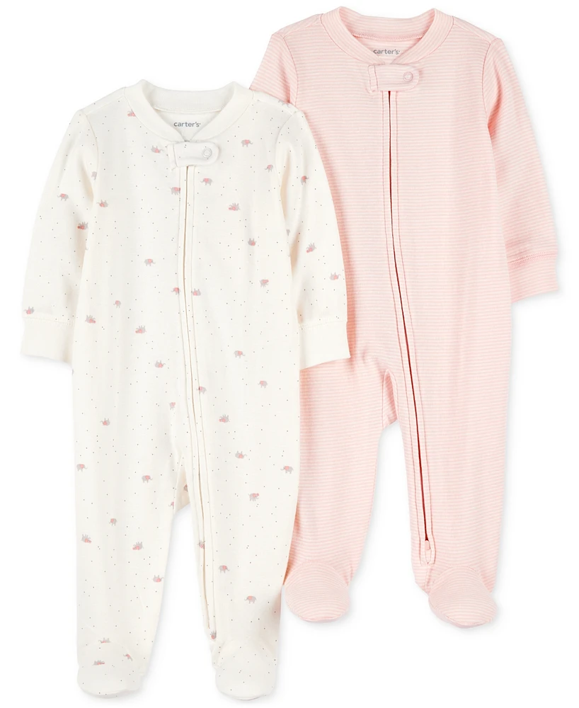 Carter's Baby 2-Pk. Cotton Sleep & Play Pajamas