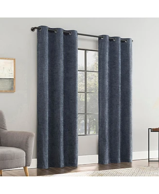 Isidora Velvet Magnetic Closure 100% Blackout Grommet Curtain Panel