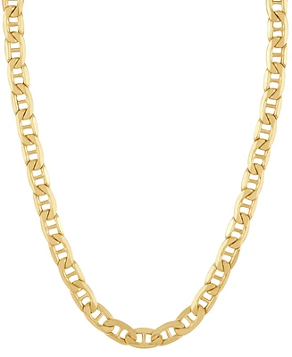Lightweight Polished Mariner Link 18" Chain Necklace (5.5MM) in 14k Gold