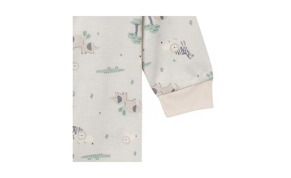 Gerber Baby Boys Footless Pajamas with Reverse Zipper, 3-Pack