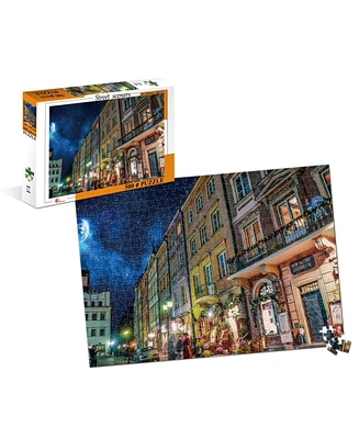 Street Scenery Night On The Town 500 Piece Jigsaw Puzzle