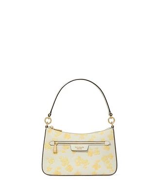 Kate Spade New York Hudson Spring Pansies Small Crossbody Bag