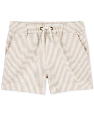 Carter's Toddler Boys Cotton Seersucker Pull-On Drawstring Shorts