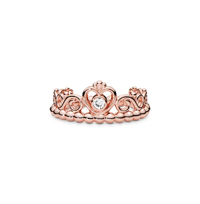 Pandora Gold-Plated Princess Tiara Crown Ring