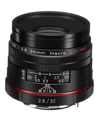 Pentax Smcp-da 35mm f/2.8 Hd Macro Limited Lens, Black