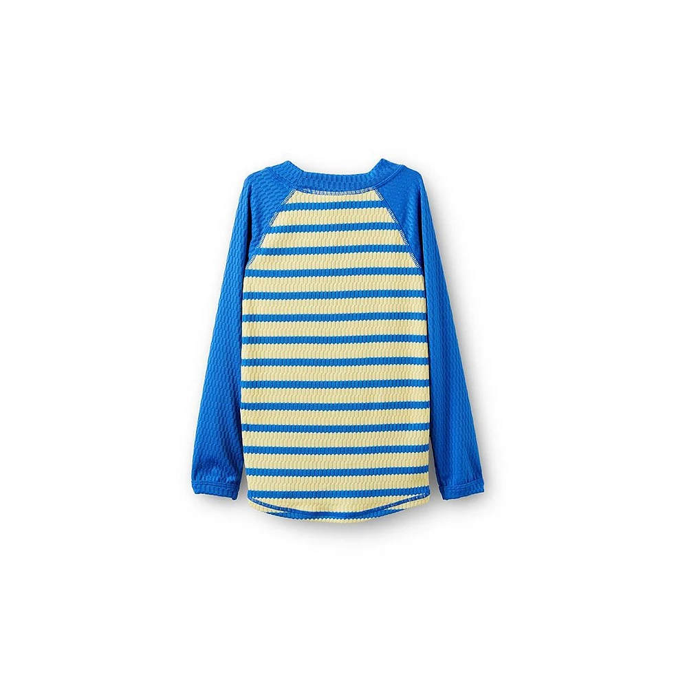 Cotton On Boys Flynn Long Sleeve Raglan Rash Vest