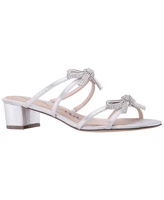 Nina Women's Georgie Low Block Heel Dress Sandals