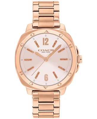 Coach Women's Kitt Rose Gold Stainless Steel Bracelet Watch, 34mm