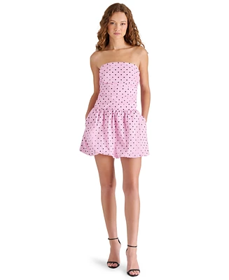 Steve Madden Women's Gigi Bubble Dot Print Mini Dress