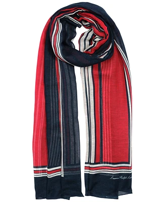 Lauren Ralph Mixed Stripe Wrap
