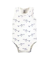 Touched by Nature Baby Boys Organic Cotton Sleeveless Bodysuits
