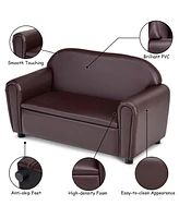 Kids Sofa Armrest Chair with Storage Function