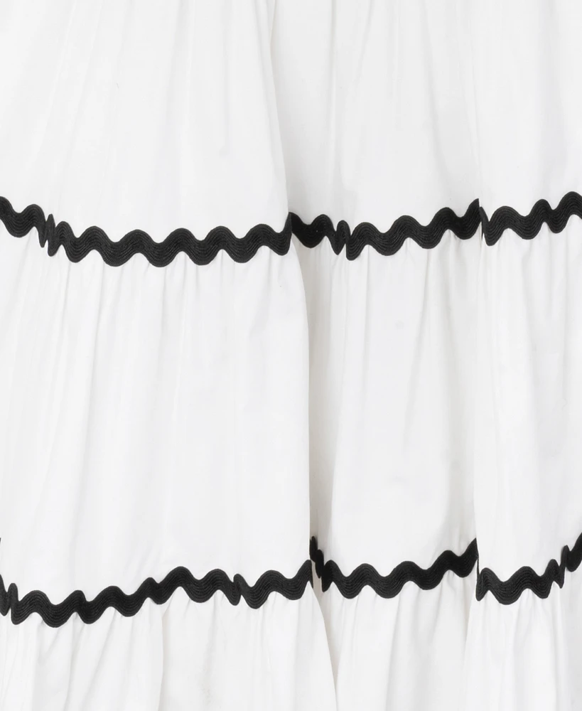 Rare Editions Big Girls Ric-Rac A-Line dress