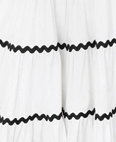 Rare Editions Big Girls Ric-Rac A-Line dress