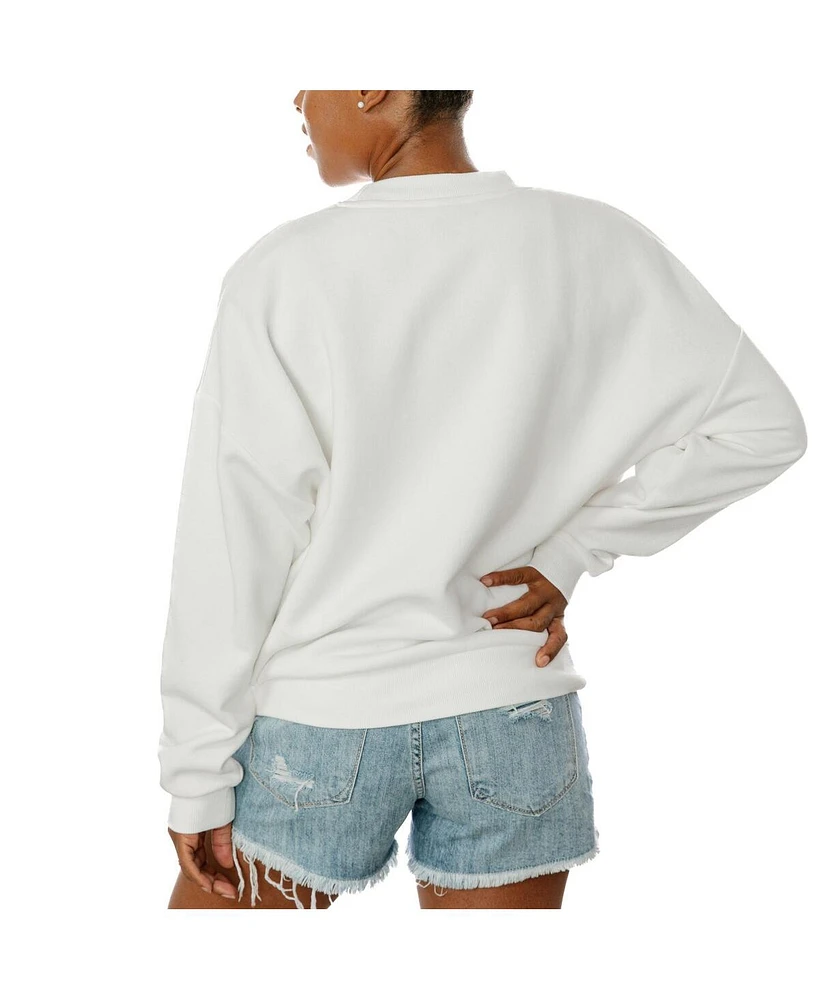 Gameday Couture Women's White Arkansas Razorbacks Freestyle Fleece Pullover Sweatshirt