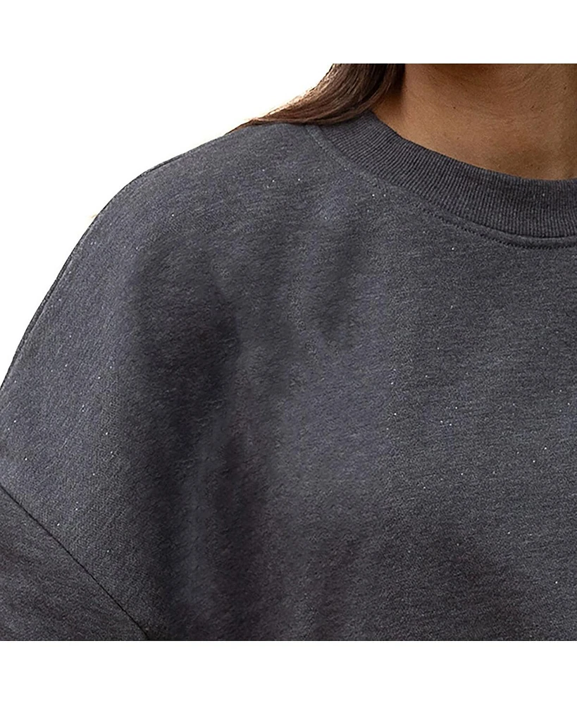 Gameday Couture Women's Charcoal Gonzaga Bulldogs Premium Fleece Pullover Sweatshirt
