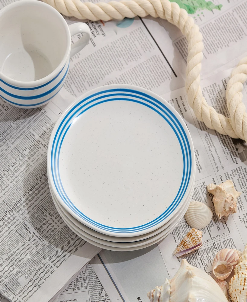 Certified International Dockside 4-Pc. Salad Plates, Service For 4