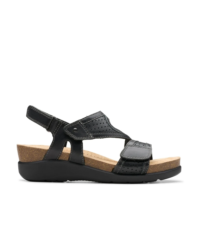 Clarks Women's Calenne Carmen Slip On Flat Sandals