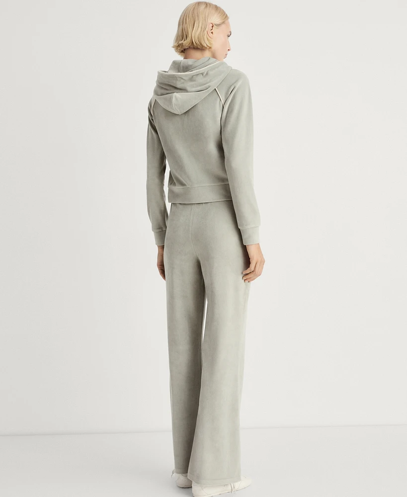 Mango Women's Velour Soft Touch Pants