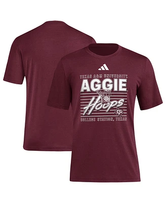 Adidas Men's Maroon Texas A&M Aggies Locker Swish Tri-Blend T-Shirt